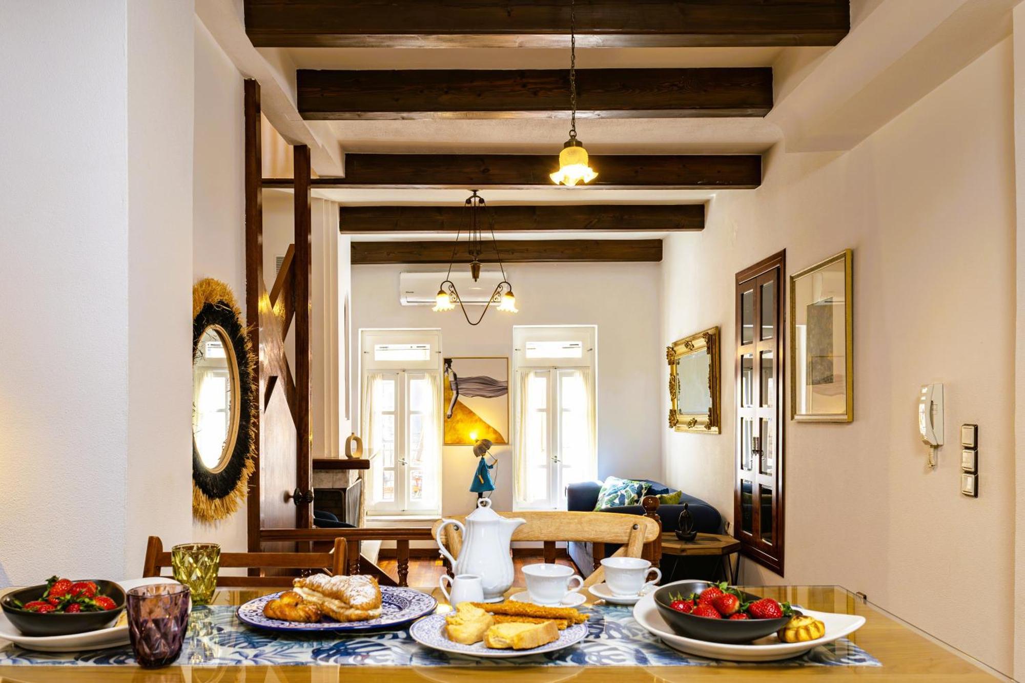 Chanialiving Venetian Luxury House-Near Plaza Parking Chania  Ngoại thất bức ảnh